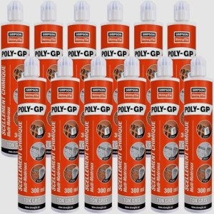 Scellement chimique Poly-GP (Simpson Strong-Tie) - Mastock