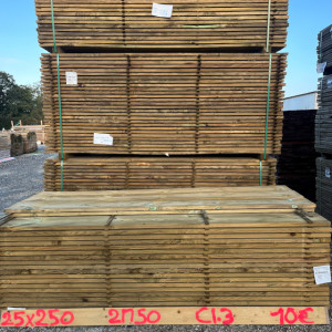 Planches, solives traitées classe 3 - Mastock