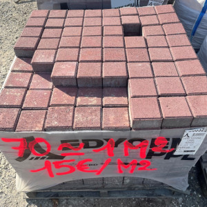 Pavé rouge lisse - Mastock