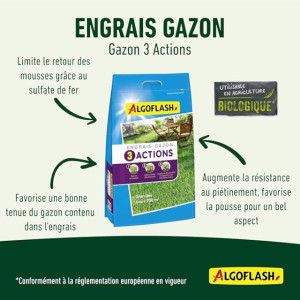 Engrais gazon Algoflash - Mastock