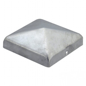 Châpeau de poteau acier galvanisé / Inox - Mastock