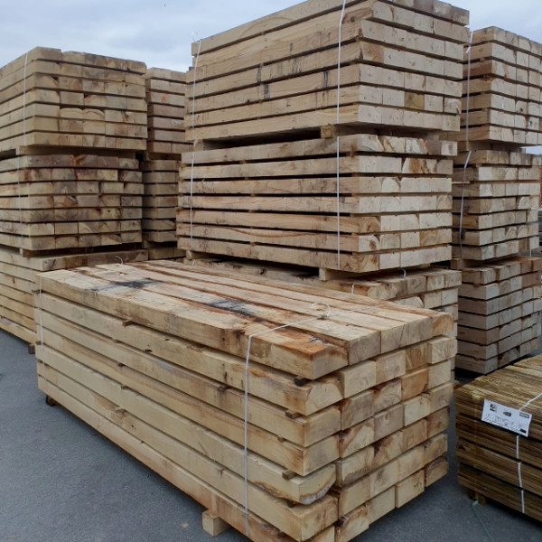 Traverses en chêne non traité - Mastock