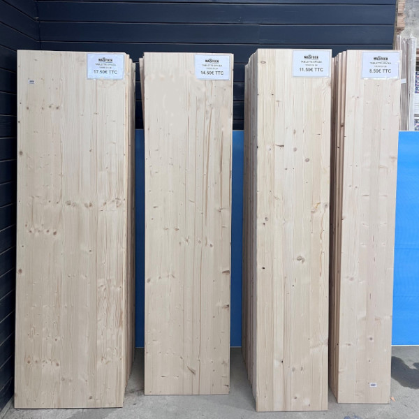 Tablettes Epicéa - Mastock