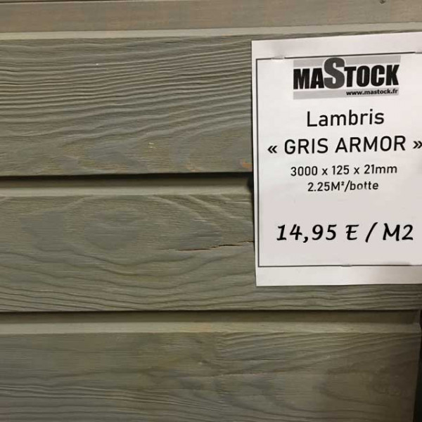 Lambris gris Armor - Mastock Lambris gris Armor - Mastock