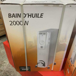 Radiateurs bain d'huile 2000 W - Mastock