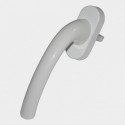 Poignée de fenêtre aluminium laqué blanc - Mastock
