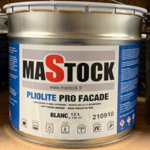 Peinture Mastock pro façade Pliolite 12 litres - Mastock
