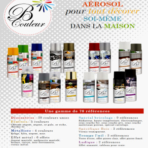 Peinture aérosol 400 ML - Mastock