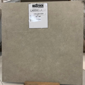 Carrelage intérieur-extérieur 60x60 cm "Celler Gris" - Mastock