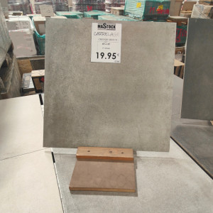 Carrelage Terrasse 60x60cm "Cronos Gris C3" - Mastock